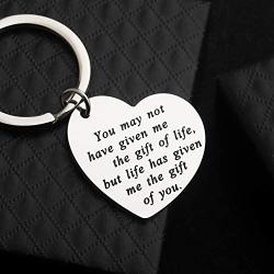 Gzrlyf Stepmother Bracelet You May not Have Given Me the Gift of Life Stepmom Gifts Mother in Law Gifts Adoptive Mom Gifts