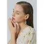 Fashion Beaded Earrings Resin Stone Blue Moonstone Dangle Long Jewelry Charm Silver Color Twist Hook Earring For Women
