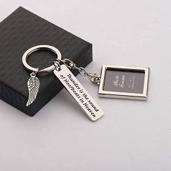 Gzrlyf Horse Memorial Keychain Picture Frame Keychain Horse Sympathy Gifts Thunder is The Sound of Hoofbeats in Heaven