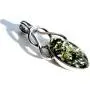 Black Green Amber Sterling Silver Small Celtic Pendant Black Green Amber Sterling Silver Small Celtic Pendant