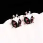 Cartoon Enamel Red Ladybug Beetle Stud Drop Earrings Statement Long Tassel Earrings Insect Jewelry for Women Cartoon Enamel Red Ladybug Beetle Stud Drop Earrings Statement Long Tassel Earrings Insect Jewelry for Women