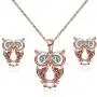 IrbingNii Women Jewelry Sets Jewelry for Women 14k Rose Gold Pendant Necklace Earrings Necklace Ear Studs Jewelry Sets for Women IrbingNii Women Jewelry Sets Jewelry for Women 14k Rose Gold Pendant Necklace Earrings Necklace Ear Studs Jewelry Sets for Women