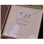 EFYTAL Sister Gifts from Sister, 925 Sterling Silver Double Circle Necklace, Birthday Jewelry Gift Necklaces for Sisters For Eternity EFYTAL Sister Gifts from Sister, 925 Sterling Silver Double Circle Necklace, Birthday Jewelry Gift Necklaces for Sisters For Eternity