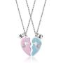 Birthday Gift For Best Friend Sister Heart Necklace BFF Unicorn Jewelry Gift for Friends or Fun Sister Gift