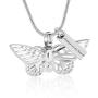 Minicremation Cremation Jewelry for Ashes Memorial Keepsake for Beloveds Ashes Urn Pendants Butterfly Cremation Necklace for Ashes