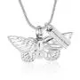 Minicremation Cremation Jewelry for Ashes Memorial Keepsake for Beloveds Ashes Urn Pendants Butterfly Cremation Necklace for Ashes