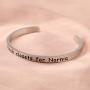 SEIRAA I Check Closets for Narnia Cuff Bangle Literary Gift CS Lewis Quote Bangle Narnia Jewelry Book Nerd Gift for Women