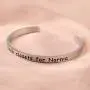 SEIRAA I Check Closets for Narnia Cuff Bangle Literary Gift CS Lewis Quote Bangle Narnia Jewelry Book Nerd Gift for Women