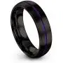 Chroma Color Collection Tungsten Carbide Wedding Band Ring 6mm for Men Women Green Red Blue Purple Black Copper Fuchsia Teal Center Line Dome Brushed Polished Chroma Color Collection Tungsten Carbide Wedding Band Ring 6mm for Men Women Green Red Blue Purple Black Copper Fuchsia Teal Center Line Dome Brushed Polished