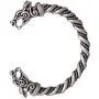 Viking Fenrir Wolf Bracelet Bangle Head Wolves Wristband Twisted Wire Cuff Bag Package Viking Fenrir Wolf Bracelet Bangle Head Wolves Wristband Twisted Wire Cuff Bag Package