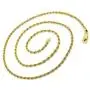 925 Italian Sterling Silver 1mm - 5.5mm Solid Rope Diamond Cut Chain, FREE Microfiber Cloth, Yellow Gold Plated Link Necklace & Bracelet, Giorgio Bergamo