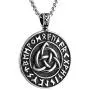 AsAlways Irish Celtic Triquetra Triangle Trinity Knot Pendant Viking Norse Rune Necklace Stainless Steel Vintage for Men Original Jewelry AsAlways Irish Celtic Triquetra Triangle Trinity Knot Pendant Viking Norse Rune Necklace Stainless Steel Vintage for Men Original Jewelry
