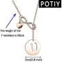 POTIY Rose Gold Initial Disc Necklace 26 Letter Charm Y Necklace for Women Alphabet Infinity Jewelry Gift for Her POTIY Rose Gold Initial Disc Necklace 26 Letter Charm Y Necklace for Women Alphabet Infinity Jewelry Gift for Her