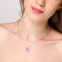 Inspirational Jewelry Sterling Silver She Believed She Could So She Did Love Heart Necklace,18''