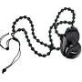 Pure Natural Obsidian Pendant Necklace Obsidian Crystal Pendant Necklace Pattern with Extend Bead Chain for Men or Women Pure Natural Obsidian Pendant Necklace Obsidian Crystal Pendant Necklace Pattern with Extend Bead Chain for Men or Women