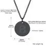 PROSTEEL Stainless Steel Initial Name Necklace for Men Women, A to Z Initials, Gold/Silver/Black Tone, 18inch-20inch Adjustable, Customize Name/Text, Come Gift Box