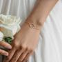A+O Gifts for Mom, Mother Daughter Gift - Interlocking Circle Necklace OR Bracelet
