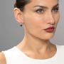 Peora Sterling Silver Teardrop Knot Earrings for Women in Natural, Created and Simulated Gemstones