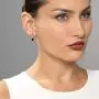 Peora Sterling Silver Teardrop Knot Earrings for Women in Natural, Created and Simulated Gemstones Peora Sterling Silver Teardrop Knot Earrings for Women in Natural, Created and Simulated Gemstones