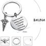 BAUNA Nursing Instructor Key Ring Thank You Gift Idea for Clinical Nurse Teacher Thank You for Being Such a Wonderful Clinical Instructor Keychain