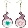 2 Pairs Anime Cosplay Acrylic Drop Earrings Toilet Bound Hanako Kun Acrylic Drop Earrings for Teens Girls Boys Birthday Friendship Party Hypoallergenic Jewelry Gifts