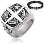 Gungneer Compass Ring for Men Stainless Steel Protective Lucky Charm Amulet United State Navy Jewelry Accessory Gungneer Compass Ring for Men Stainless Steel Protective Lucky Charm Amulet United State Navy Jewelry Accessory