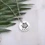 ecobuty Hawaiian Ohana Necklace Family BBF Best Friends Necklace Hibiscus Flower Pendant Gift for Mom Sister Best Friends