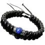 J&C Handmade 4mm Hematite Adjustable Braided Healing Stones Bracelets, S925 Sterling Silver Artisan Barrel Beads Bracelets for Women/Men. J&C Handmade 4mm Hematite Adjustable Braided Healing Stones Bracelets, S925 Sterling Silver Artisan Barrel Beads Bracelets for Women/Men.