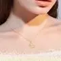 14k Gold Sunflower Heart Necklace for Women,''You are my sunshine'' Real Gold Love Jewelry Gifts for Wife Girlfriend, Present for Her16''-18''