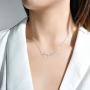 ROMANTIC WORK Heartbeat EKG Necklace for Women Sterling Silver Life Line Dragonfly Cardiogram Pendant Necklace Nurse Jewelry Gift for Girls Lover Wife