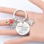 AKTAP Beauty and The Beast Inspired Keychain Princess Jewelry Motivational Gift Always Remember You’re Braver Than You Believed
