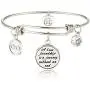 A True Friendship is a Journey Without an end Womens Charm Bangle Bracelet Jewelry Gifts