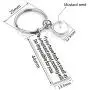 Stainless Steel Faith Women Bracelets - Necklace - Earring - Bible Keyring set Set of 4 Mustard Seed Charm Gifts