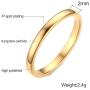 Gold Silver Tungsten Thumb Rings for Women and Men ，2mm/3mm/4mm/6mm/8mm Yellow Gold Sample Couple Wedding Rings Set for Him and Her