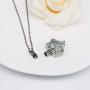 Crystal Heart Cremation Jewelry Memorial Urn Necklace for Ashes Stainless Steel Ash Holder Pendant Keepsake Jewelry for Urns
