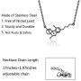 WSNANG Chemistry Molecule Necklace Diethylamide Molecule Necklace Chemistry LSD Jewelry for Science Lover and Chemistry Lovers Gift