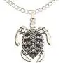 Happy Kisses Sea Turtle Necklace for Women - Tribal/Native Black and Silver Pendant – Cute Message Card About Floating at Sea – Great Gift for Girls and Kids– 18” Chain Happy Kisses Sea Turtle Necklace for Women - Tribal/Native Black and Silver Pendant – Cute Message Card About Floating at Sea – Great Gift for Girls and Kids– 18” Chain