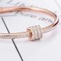 Arain Byqone Love Bracelet, Screw Bracelet Titanium Steel Bracelet, Buckle Bangle Bracelet High Polished Bangle Shiny Minimalist Stainless Steel Bangle for Women Stainless Steel Jewelry Come Gift Box