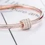 Arain Byqone Love Bracelet, Screw Bracelet Titanium Steel Bracelet, Buckle Bangle Bracelet High Polished Bangle Shiny Minimalist Stainless Steel Bangle for Women Stainless Steel Jewelry Come Gift Box
