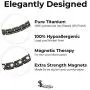Elegant Titanium Magnetic Therapy Necklace Pain Relief for Neck Arthritis Migraine Headaches Shoulders and Back Elegant Titanium Magnetic Therapy Necklace Pain Relief for Neck Arthritis Migraine Headaches Shoulders and Back
