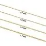 Kooljewelry 14k Yellow Gold Singapore Chain Necklace (0.7 mm, 1 mm, 1.4 mm, 1.7 mm)