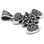 Gungneer Triquetra Necklace Trinity Knot Pendant Stainless Steel Endless Love Symbol Celtic Jewelry Men Women