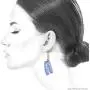 chelseachicNYC Whimsical Charm Dangle Earrings - Blue Butterfly