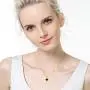Haiyin Jewelry Lucky Four Leaf Clover Pendant 24K Gold Plated Brass Necklace for Womens Girls Keepsake 18'' Haiyin Jewelry Lucky Four Leaf Clover Pendant 24K Gold Plated Brass Necklace for Womens Girls Keepsake 18''