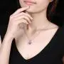 BOOSCA Women Jewelry Love Heart 925 Sterling Silver February Birthstone Pendant Necklace with Cubic Zirconia Ideal Gifts for Mom Women Wife Girls Her BOOSCA Women Jewelry Love Heart 925 Sterling Silver February Birthstone Pendant Necklace with Cubic Zirconia Ideal Gifts for Mom Women Wife Girls Her