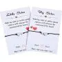 DESIMTION Big Sister Little Sister Bracelets Set of 2 Heart Charm Sister Matching Bracelet Jewelry Gift for Big Sister Lil Sister Women Girls DESIMTION Big Sister Little Sister Bracelets Set of 2 Heart Charm Sister Matching Bracelet Jewelry Gift for Big Sister Lil Sister Women Girls