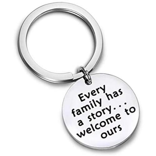 Stepdaughter Gifts Daughter in Law Keychain Every Family Has A Story Welcome to Ours Adoption Keychain Wedding Gift from Mother in Law Stepdaughter Gifts Daughter in Law Keychain Every Family Has A Story Welcome to Ours Adoption Keychain Wedding Gift from Mother in Law