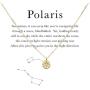 MaeMae Polaris North Star Charm Bracelet, Necklace 14K Gold Filled Dainty Cable Chain