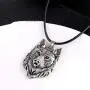 Mson Nordic Pendant Necklace Viking Wolf Head Necklace Punk Jewelry Wolf Head Hip Hop Charm Mson Nordic Pendant Necklace Viking Wolf Head Necklace Punk Jewelry Wolf Head Hip Hop Charm