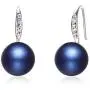 Esottia Drop Earrings Made with Crystal Pearls from Swarovski, Gifts for Women, Multi Color, Silver-Tone